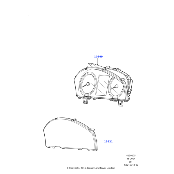 Land Rover Instrument Cluster - Dash