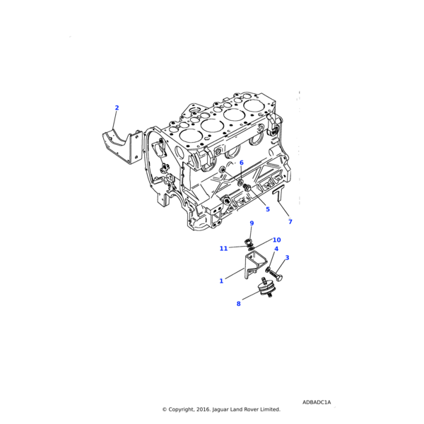 Land Rover Washer-sump assembly drain plug