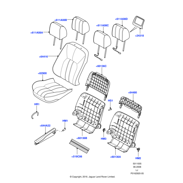Land Rover Cover - Seat Back