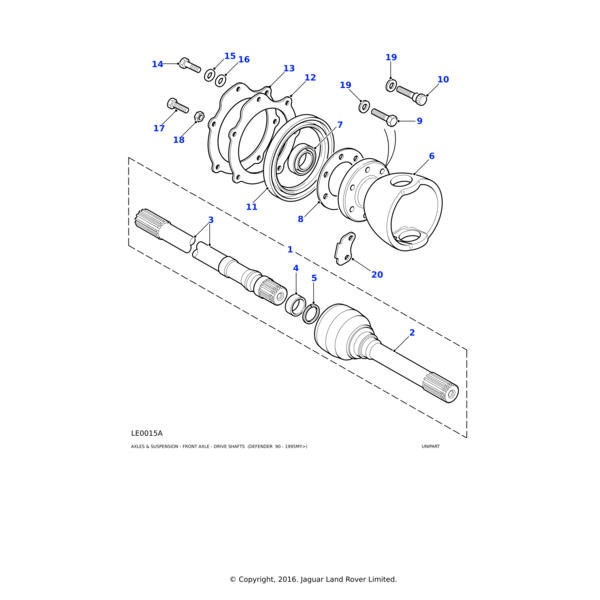 Land Rover Plate-oil seal retainer