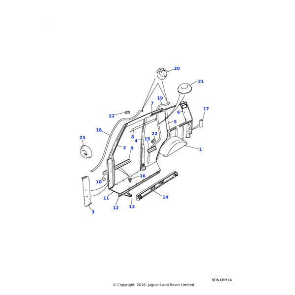 Land Rover Stiffener