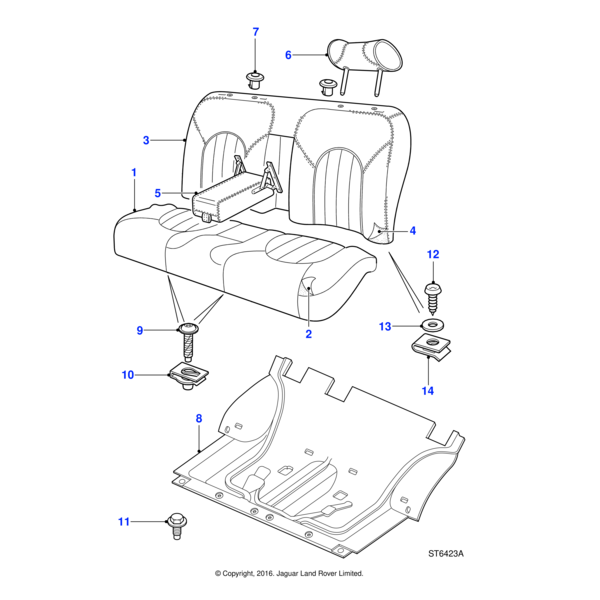 AK610021J - Jaguar Spitzmutter