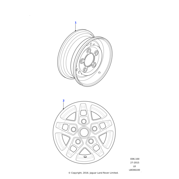 Land Rover Wheel - Alloy