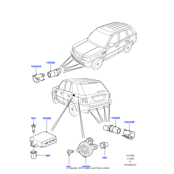 Land Rover Nut-lokut