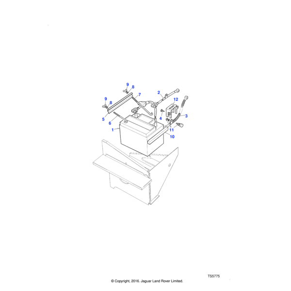 Land Rover Cable-battery positive