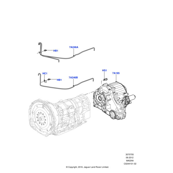 LR052876 - Land Rover Case - Transfer