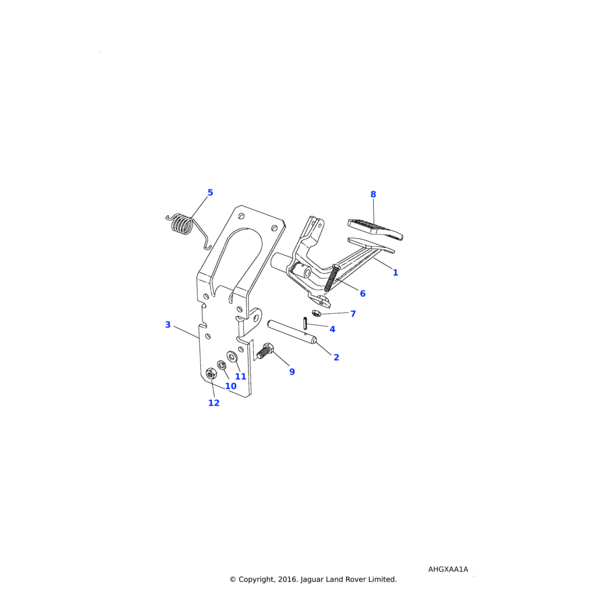 Land Rover Halterung,Befestigung,Pedal