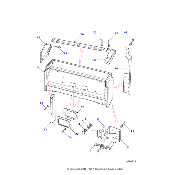 Land Rover Abschlußstück