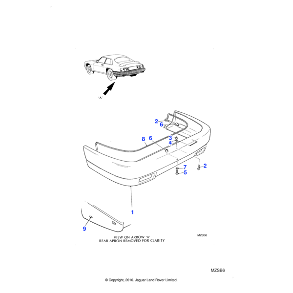 NY604041 - Jaguar Land Rover Locknut
