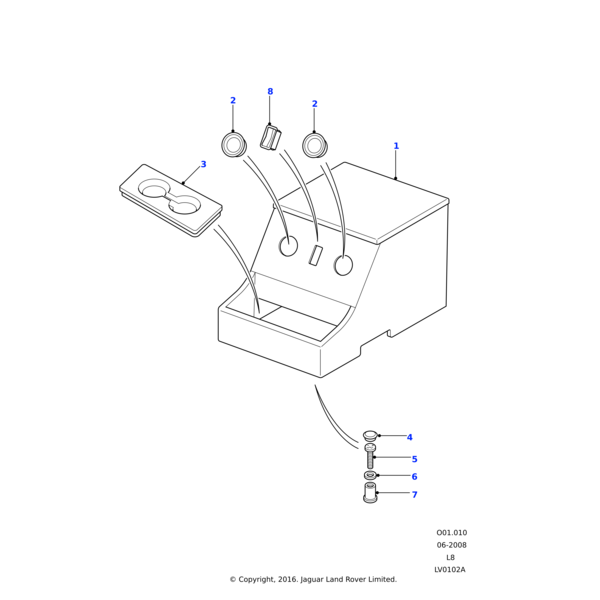 Land Rover Cubby box