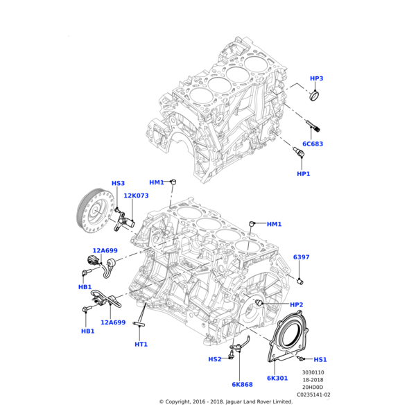 Land Rover Schraube