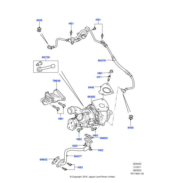 Land Rover Turbocharger