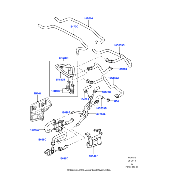 Land Rover Valve