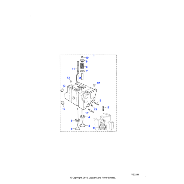 Land Rover Cylinder head-engine
