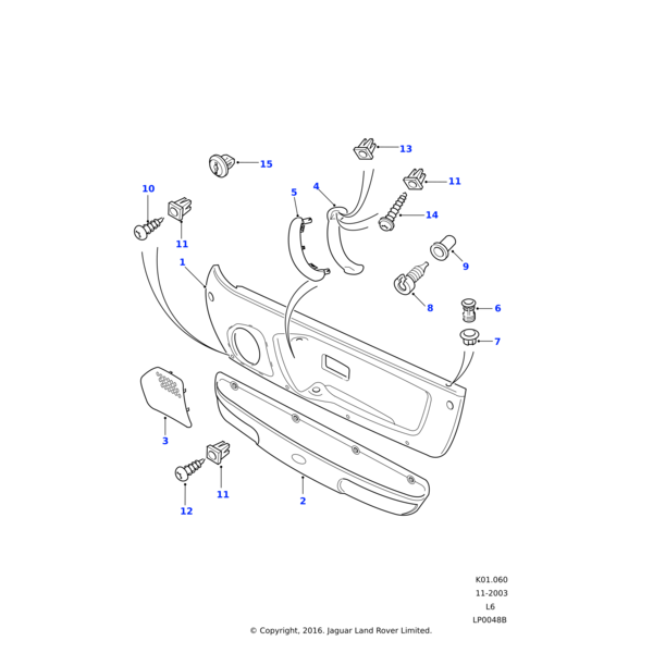 Land Rover Fret-front/rear door speaker