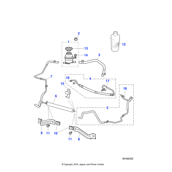 XR848055 - Jaguar Schraube und Scheibe