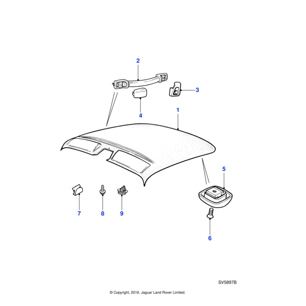 BRC3101 - Jaguar Land Rover Clip
