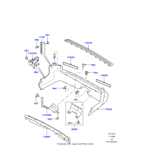 Land Rover Screw