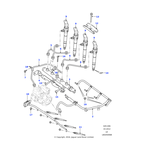 Land Rover Wire - Glow Plug