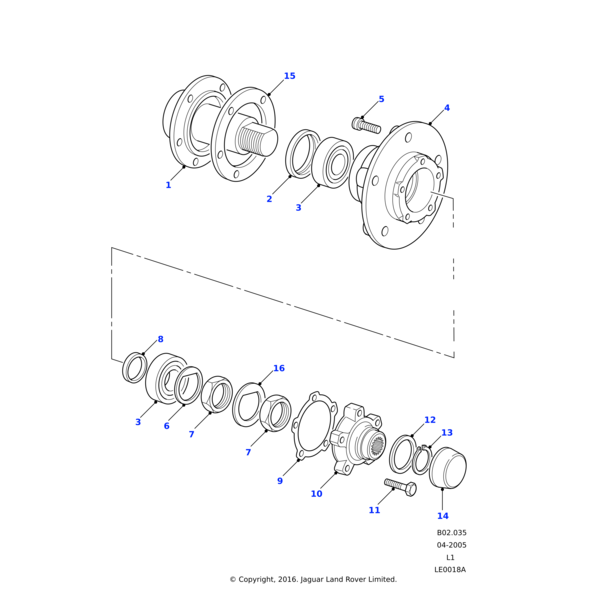 Land Rover Dichtung-Antriebswelle-Antriebselement