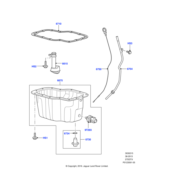 Land Rover Gasket - Drain Plug - Oil