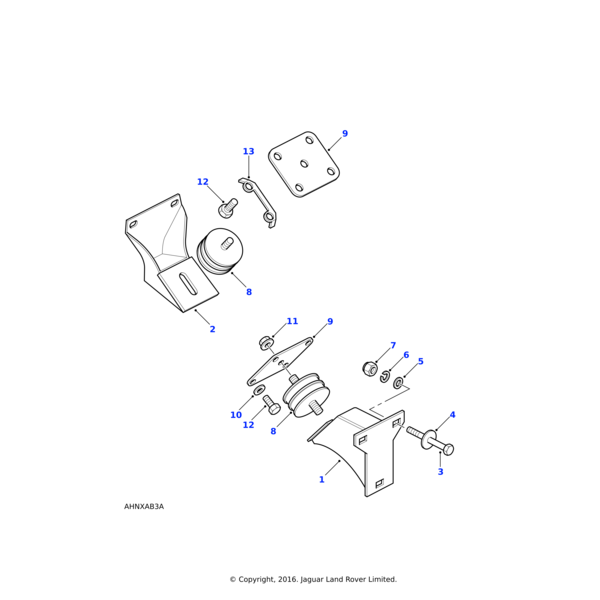 Land Rover Dämpfungslager