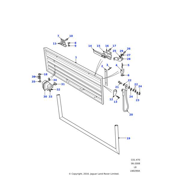 Land Rover Haltebock
