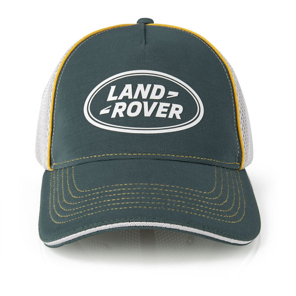 Netzkappe mit Land Rover Schriftzug - grün