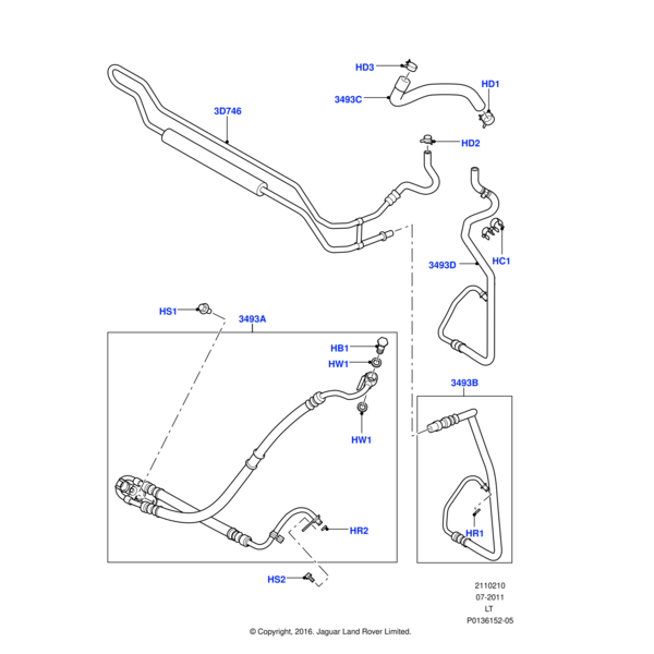 Land Rover Hose