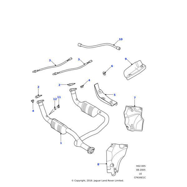 Land Rover Sensor-oxygen multi point injection