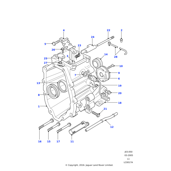 Land Rover Switch-reverse light manual transmission