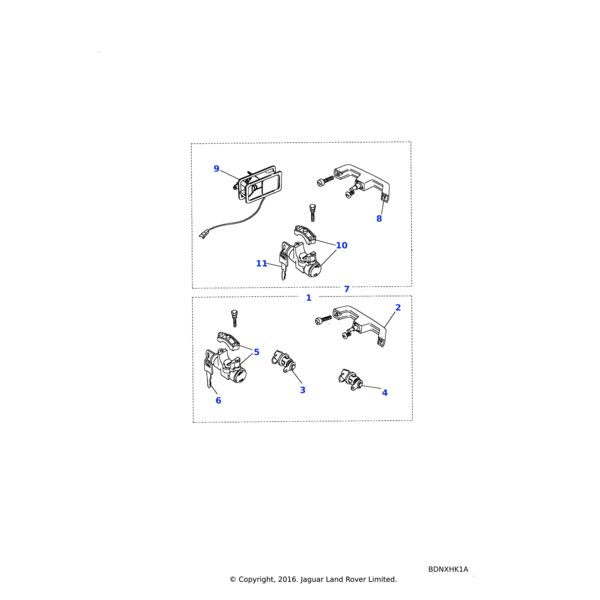 Land Rover Clamp-lock steering column