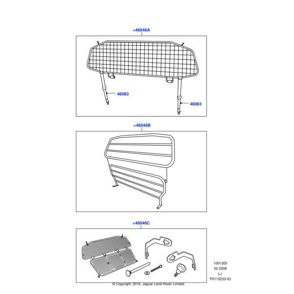 Land Rover Kit - Dog Guard