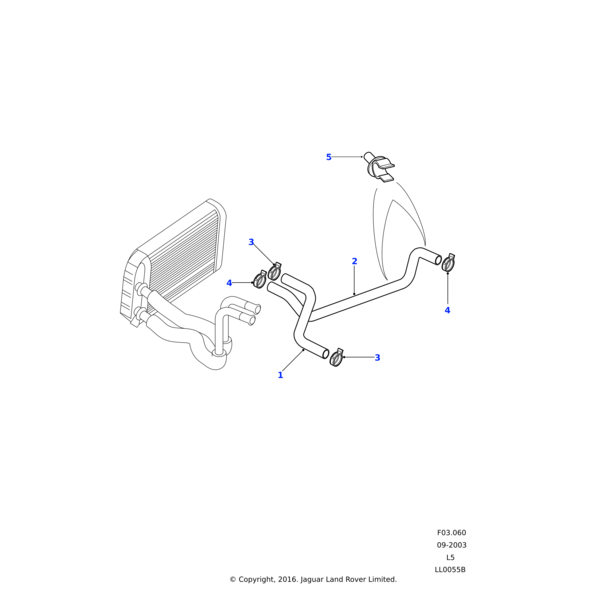 Land Rover Schlauchschelle