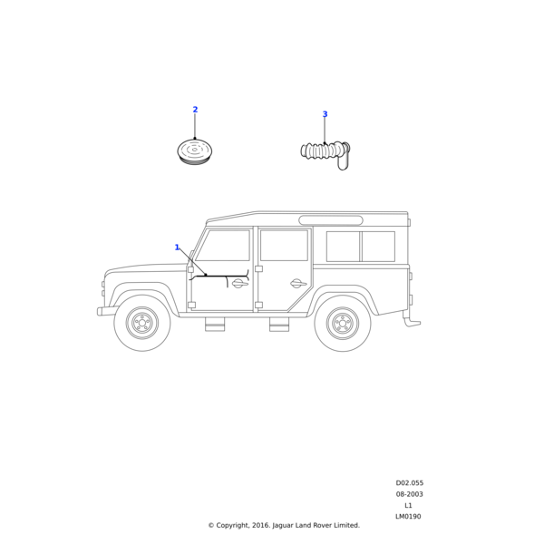 Land Rover Harness front door