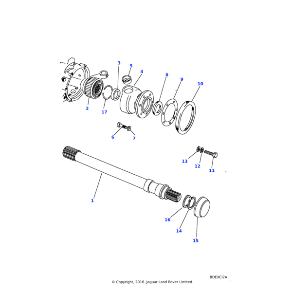 Land Rover Housing &amp; bush assembly pinion housing tube