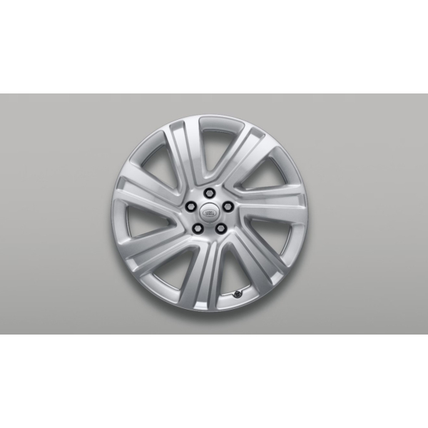 LR153240 - Land Rover 22" Style 7023, 7 Split-Spoke Mid Silver 'Sharkfin'