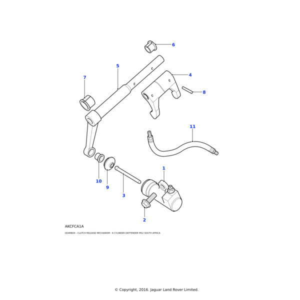 Land Rover Slave cylinder clutch
