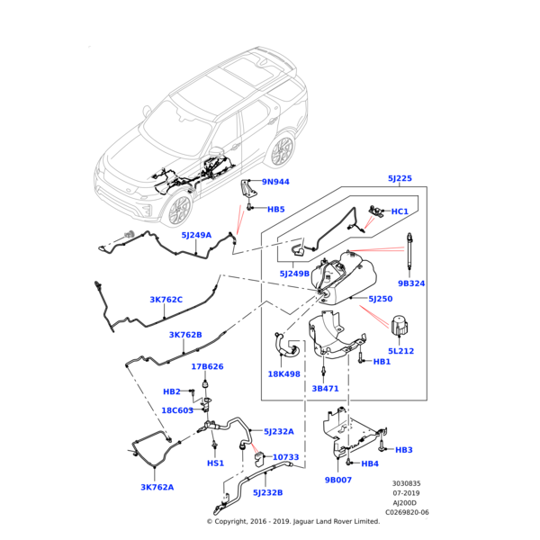 Land Rover Bolzen