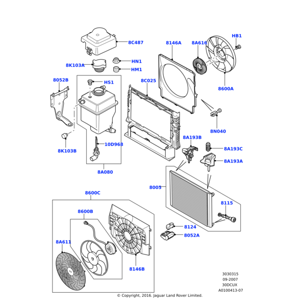 Land Rover Cap-expansion tank pressure
