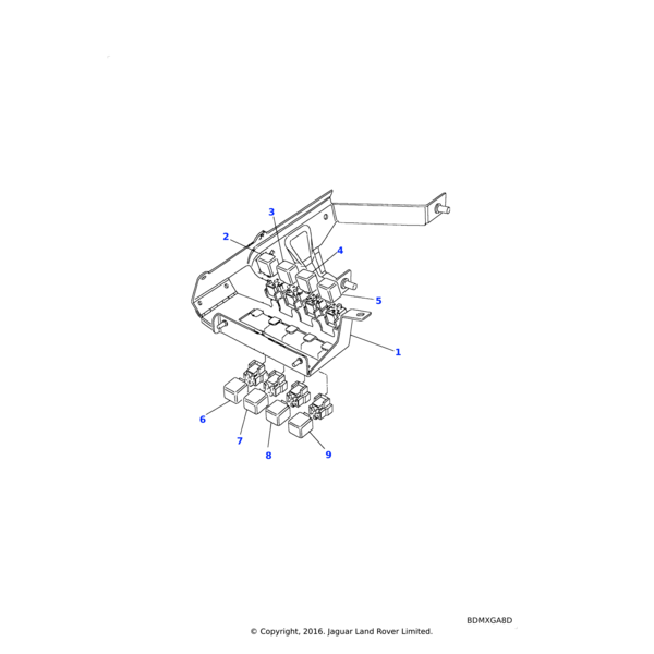 Land Rover Bracket-relay