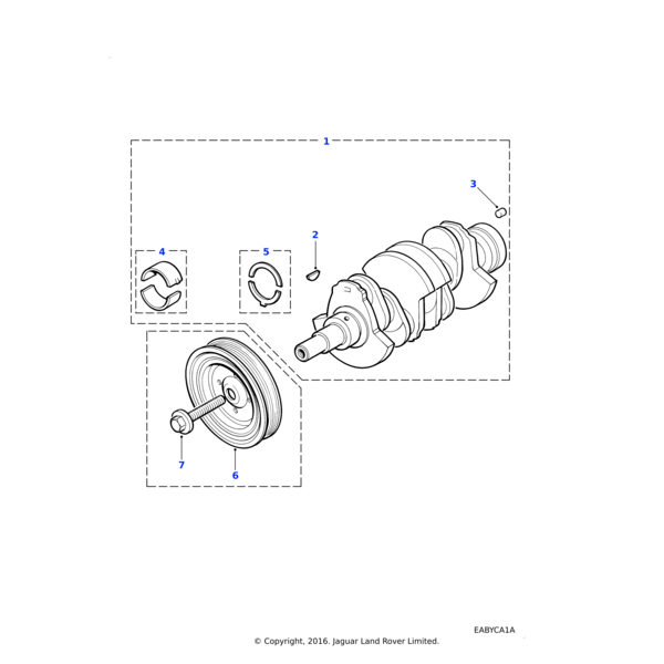 12H1301L - Land Rover Dowel