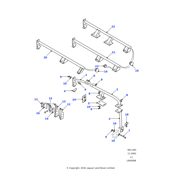 Land Rover Spacer-twin tube